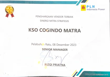 Penghargaan KSO Cogindo Matra